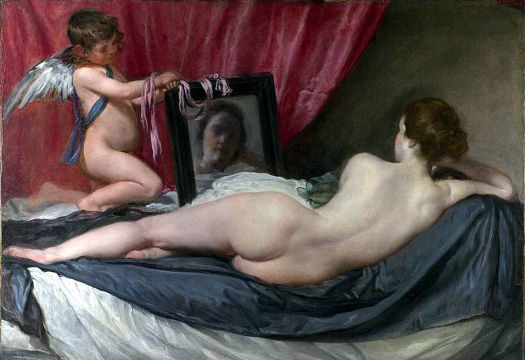 Diego Velazquez Venus, otro de sus cuadros más famosos.