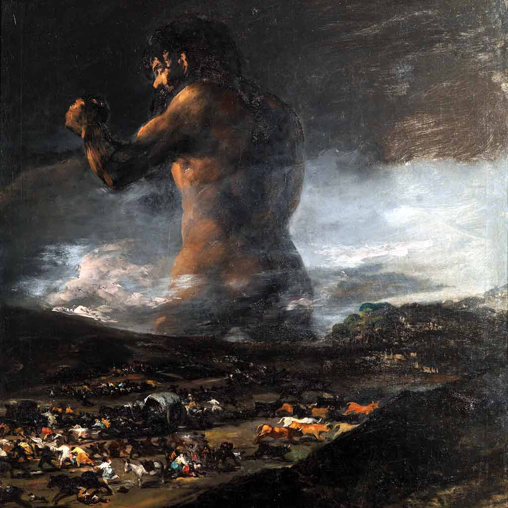 El Coloso de Goya, una de sus obras negras.