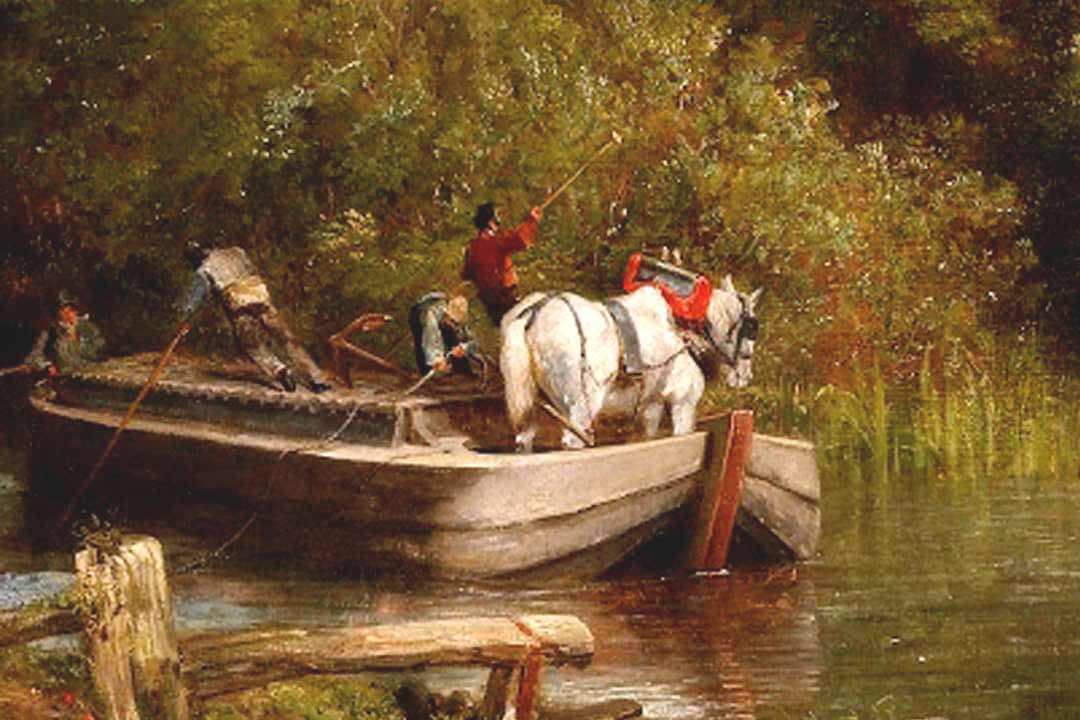 El caballo blanco de John Constable Fue el primer cuadro de formato gigante (los llamados six-footers o lienzos de seis pies) que Constable pintó para forzar a la Royal Academy a tomar en serio sus paisajes