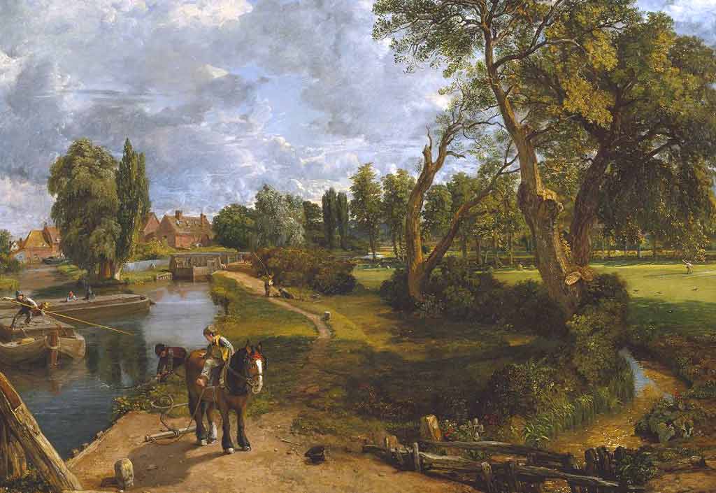 El molino de Flatford (Flatford Mill) (1816-17), obra de John Constable