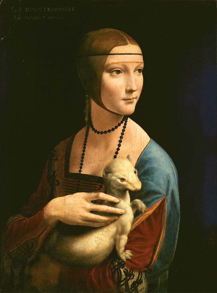 Dama con armiño, cuadro de Leonardo da Vinci