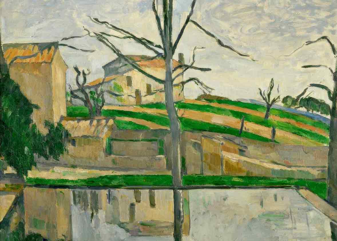 El estanque de Jas de Bouffan de Paul-Cezanne