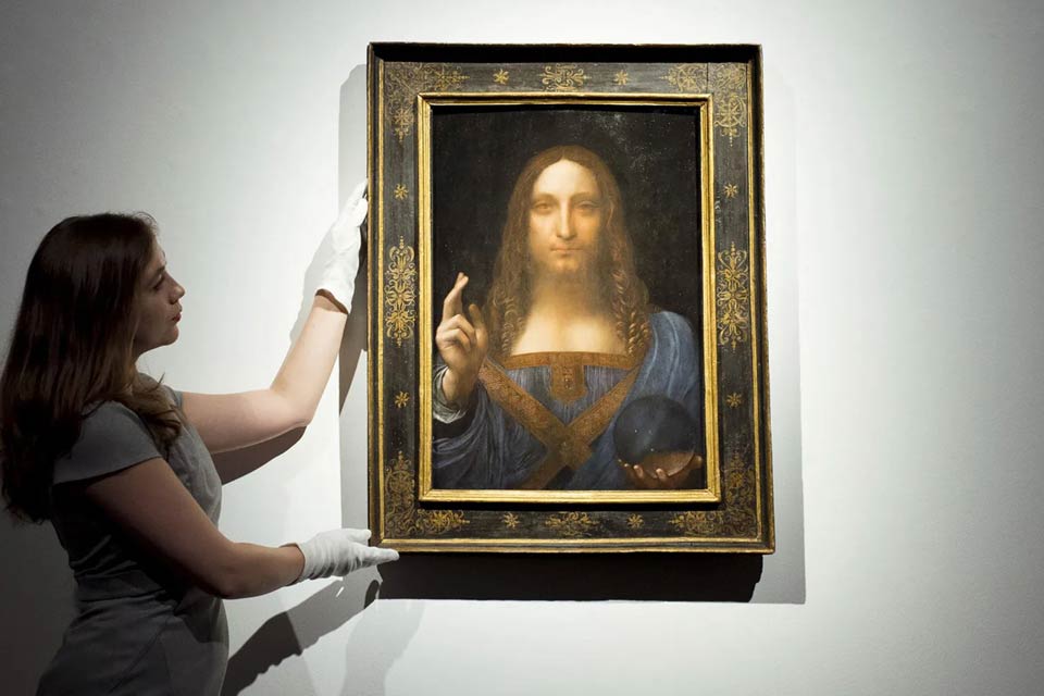 Salvator Mundi, el salvador del mundo, de Leonardo da Vinci