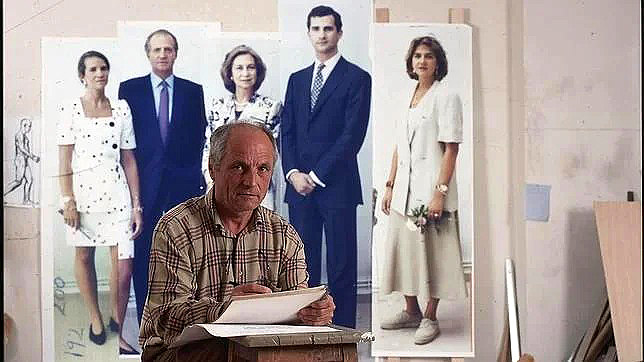 Cuadro de la familia real de Felipe VI de Antonio López