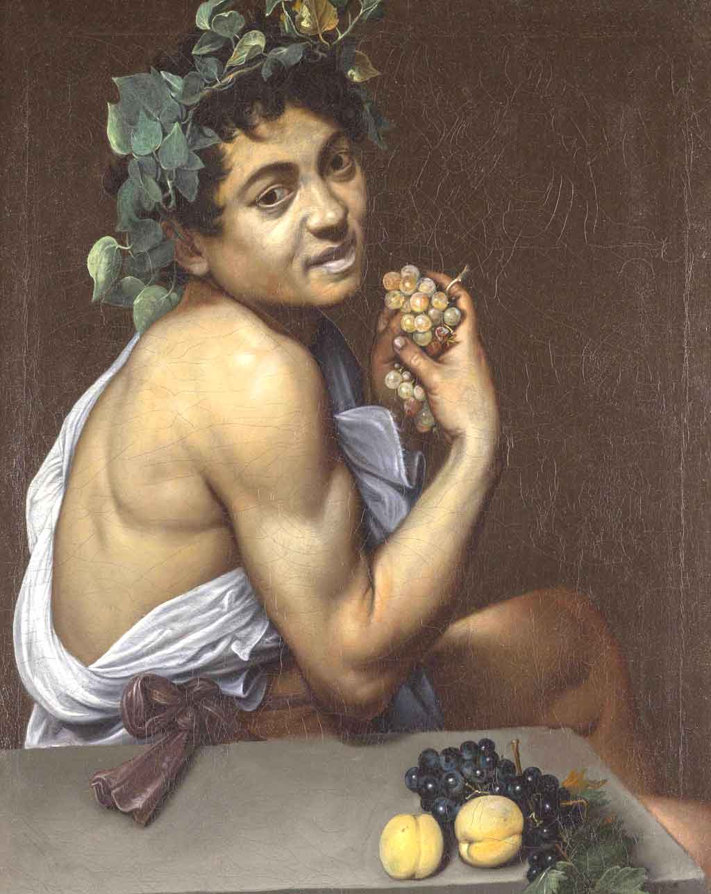 Autorretrato de joven de Michelangelo Merisi da Caravaggio