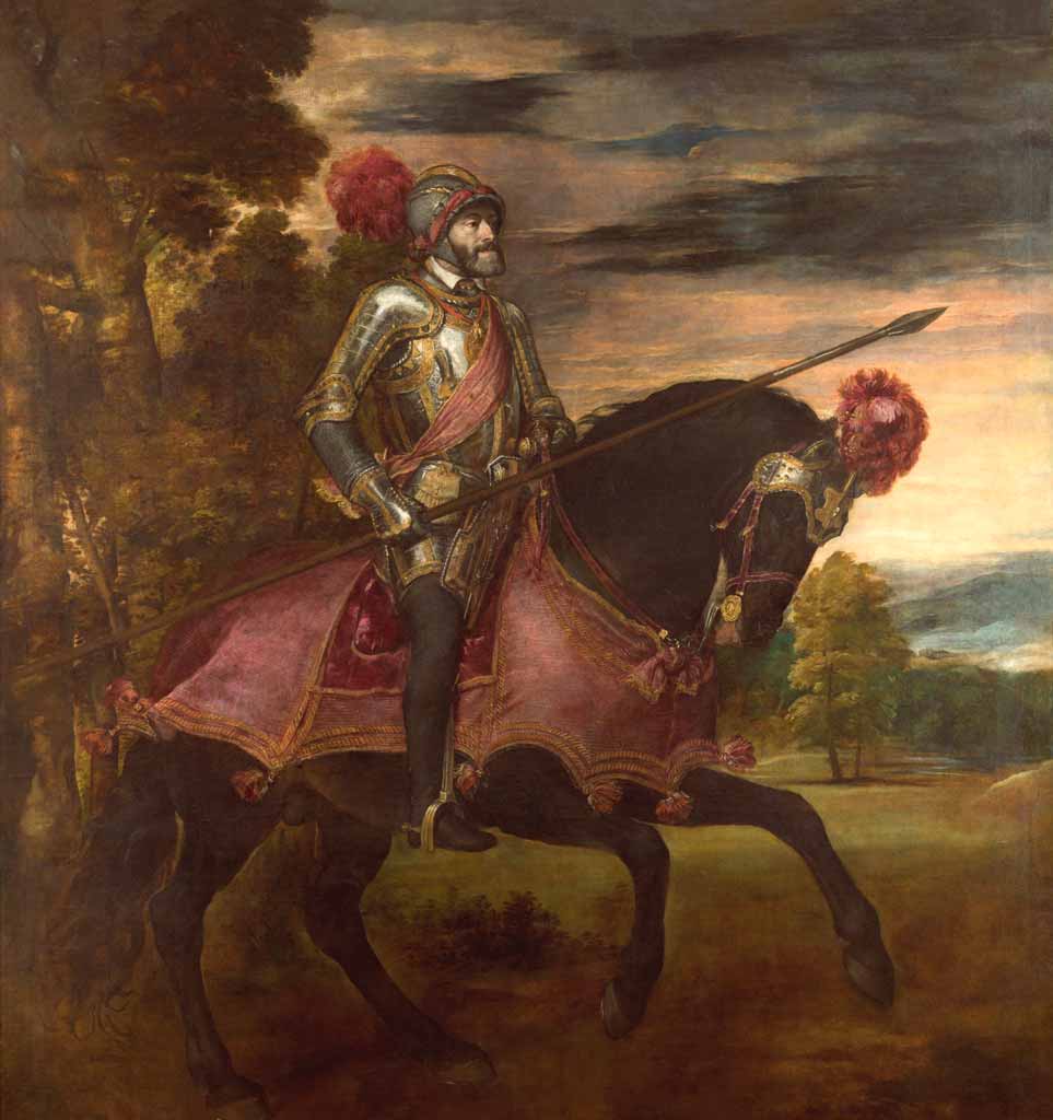 Grandioso y único cuadro ecuestre de Carlos V, de Tiziano.