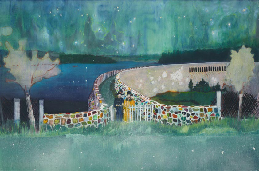 Pintura al óleo de Peter Doig