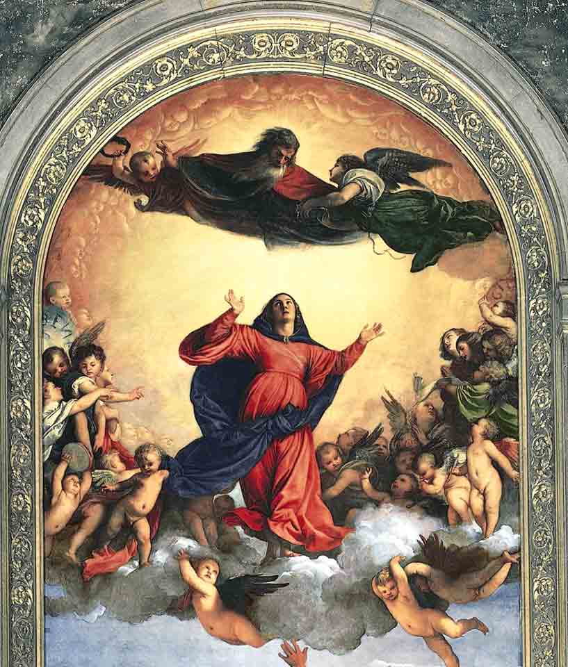 Cuadro de Tiziano, La Asunción de la Virgen
