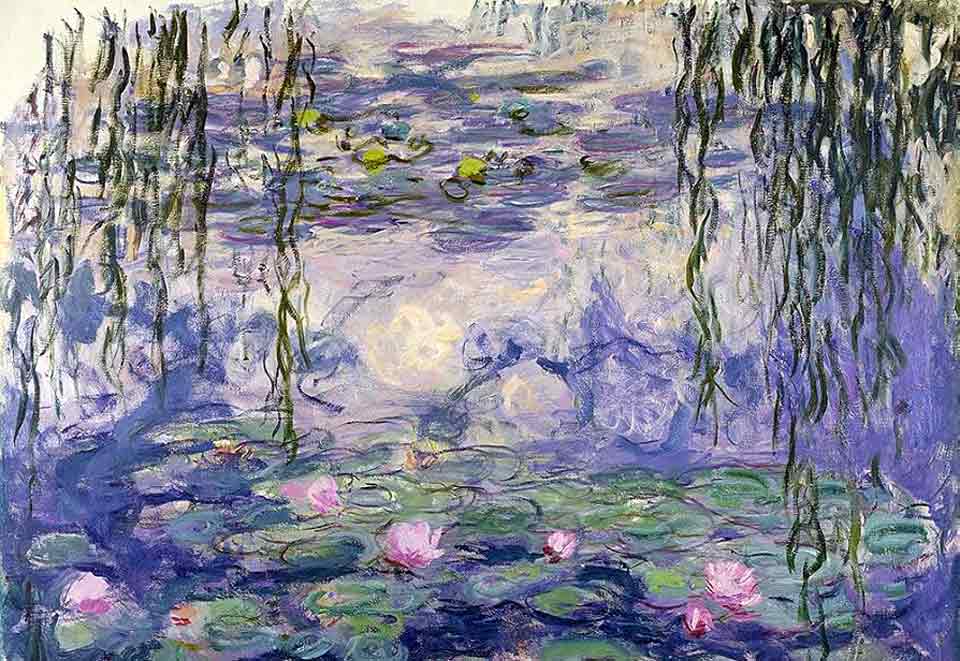 Cuadro de Monet de las series de nenúfares
