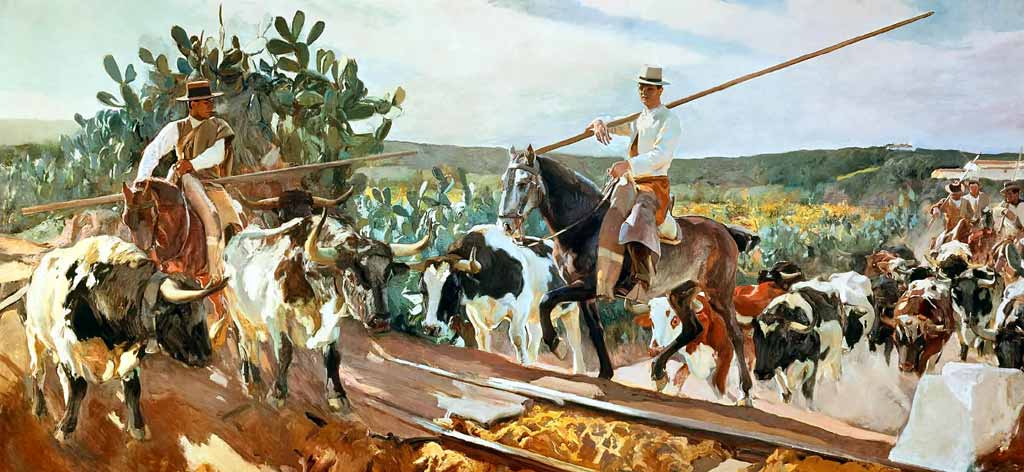 Vision de españa, es una serie de 14 cuadros encargados a Sorolla por la Hispanic Society